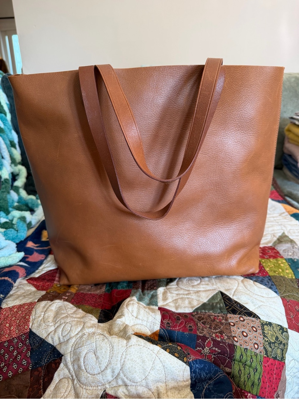 Madewell Brown Leather Tote